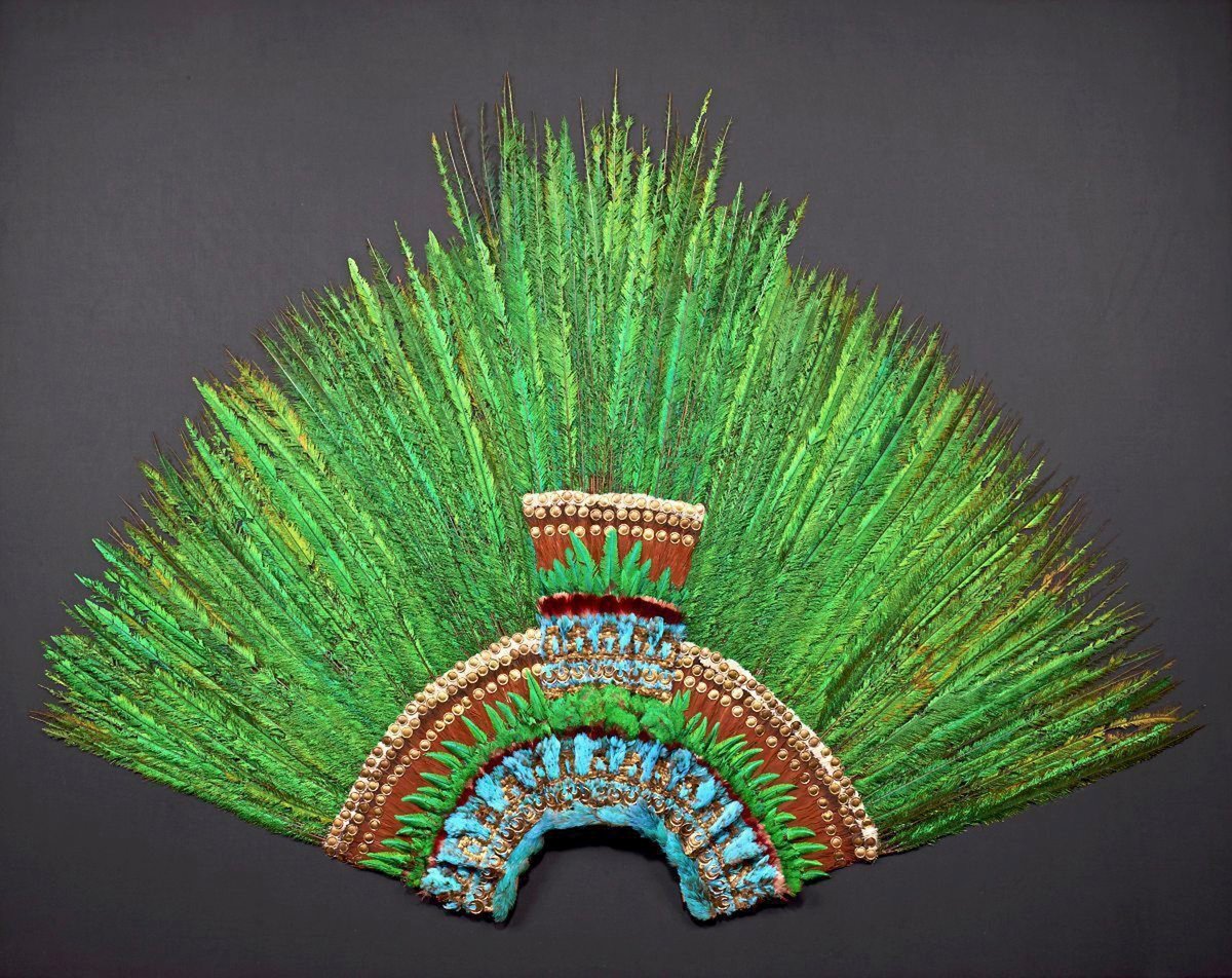 Moctezuma’s feather headdress, Weltmuseum, Vienna © KHM-Museumsverband