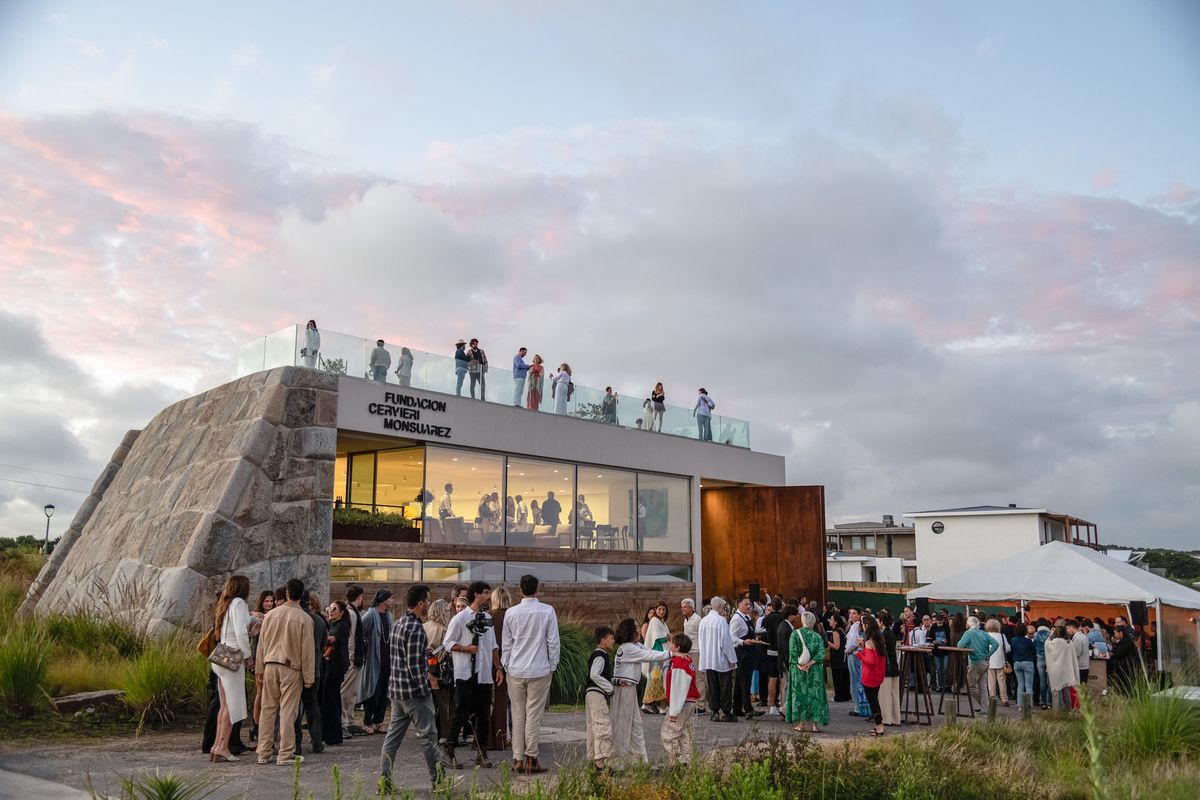 The January 2024 grand opening of the Fundación Cervieri Monsuárez in José Ignacio, Uruguay Courtesy the Fundación Cervieri Monsuárez