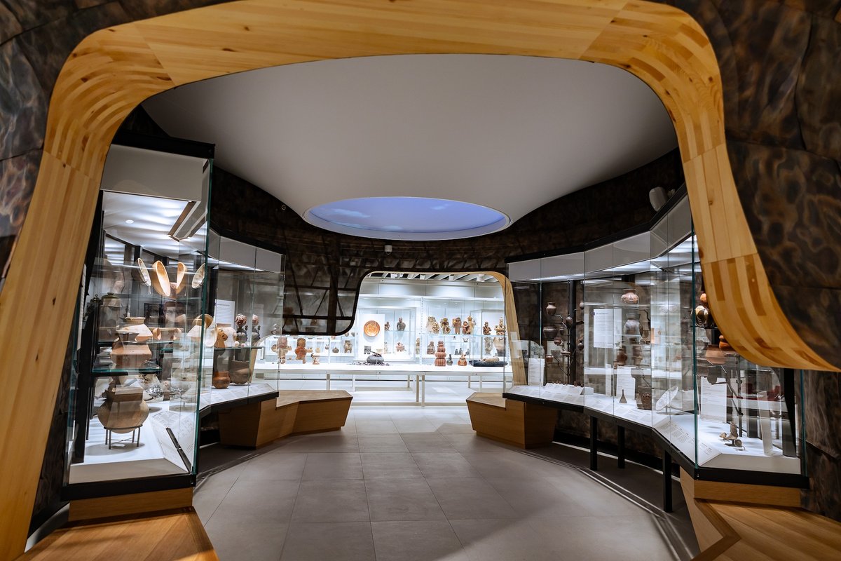 The new Indigenous ceramics gallery at the Gardiner Museum in Toronto Photo: George Pimentel Photography
