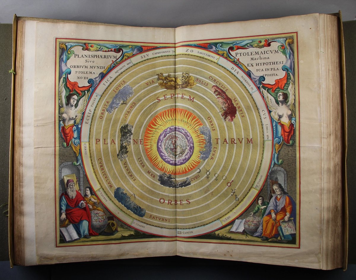 The Harmonia Macrocosmica Star Atlas by Andreas Cellarius © National Trust. Photo: Clare Prince