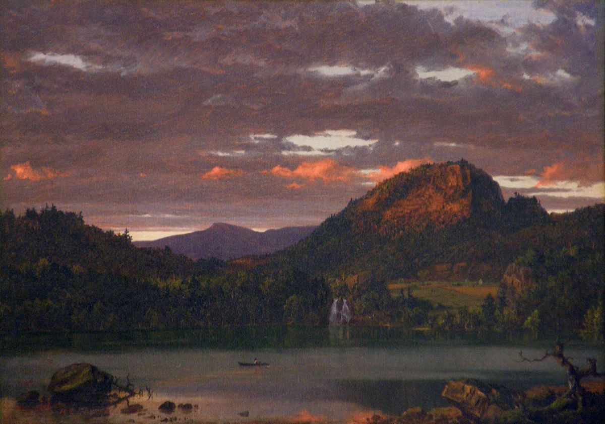 Frederic E. Church, Mountain Landscape, around 1849, Brauer Museum of Art at Valparaiso University Via Wikimedia Commons