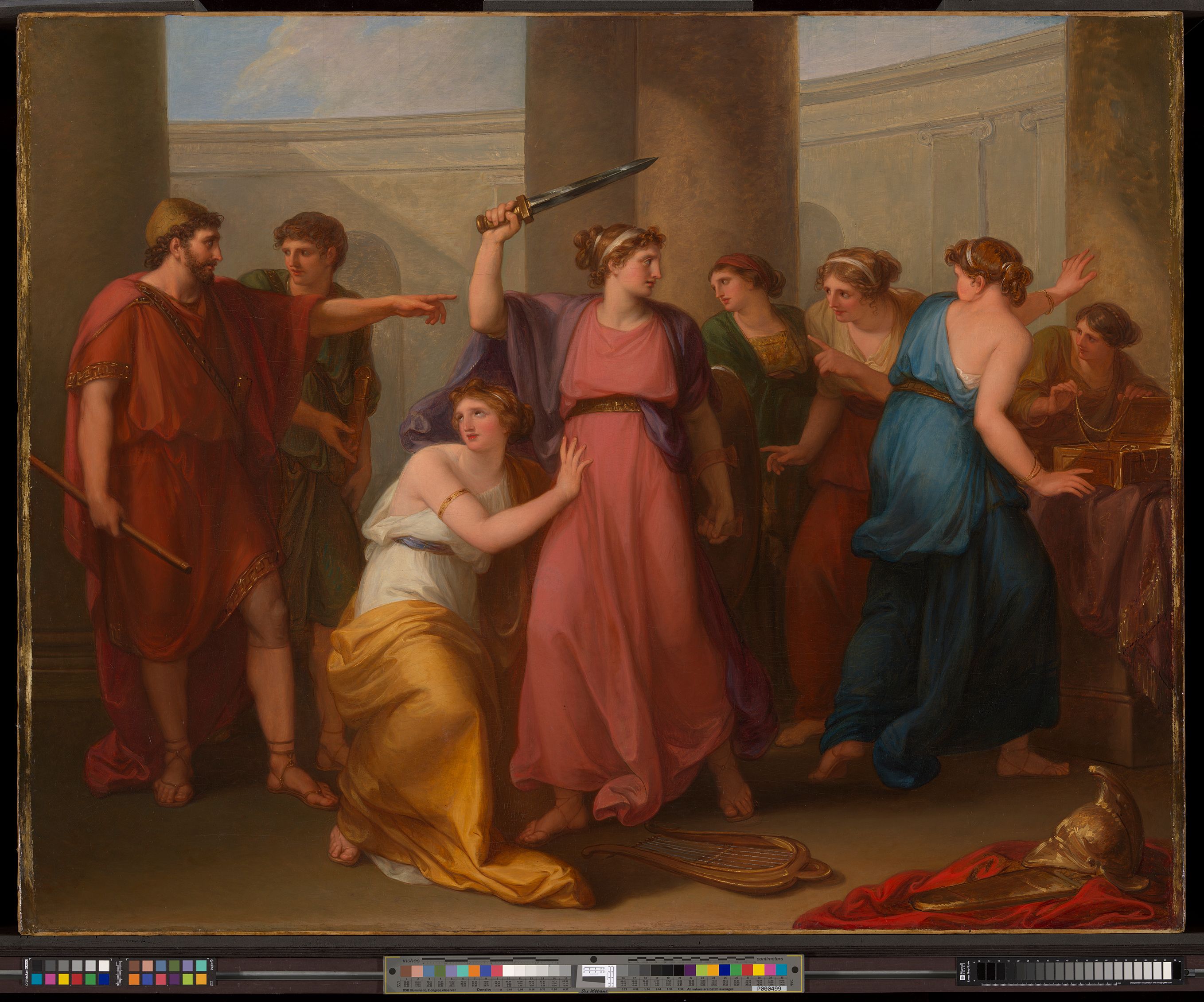 Angelica Kauffman's Achilles discovered among the Daughters of Lycomedes (1787–8) has been acquired by the National Gallery Photo: © The National Gallery, London