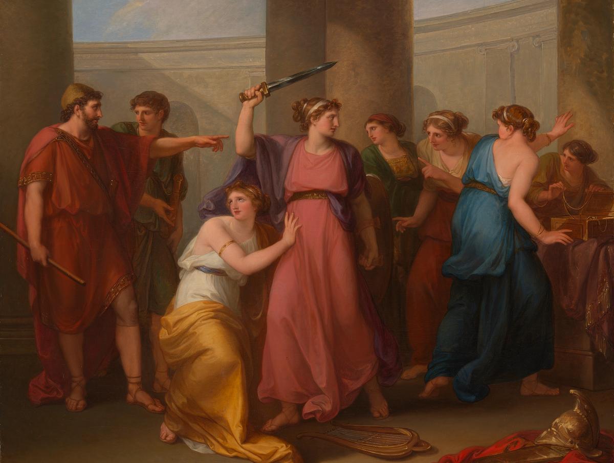 Angelica Kauffman's Achilles discovered among the Daughters of Lycomedes (1787–8) has been acquired by the National Gallery Photo: © The National Gallery, London