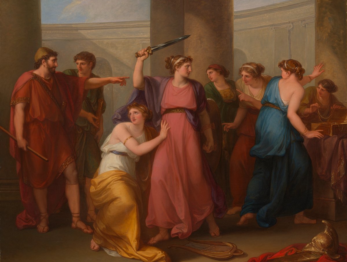 Angelica Kauffman's Achilles discovered among the Daughters of Lycomedes (1787–8) has been acquired by the National Gallery Photo: © The National Gallery, London