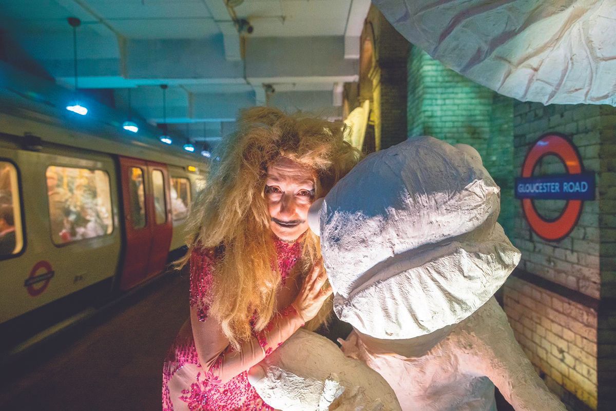 Monster Chetwynd at Gloucester Road, London 
Photo: Benedict Johnson