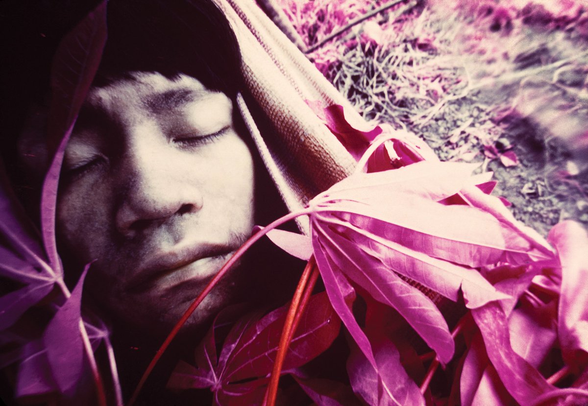 A photograph of a Yanomami measles patient taken in 1976 by Claudia Andujar © Claudia Andujar