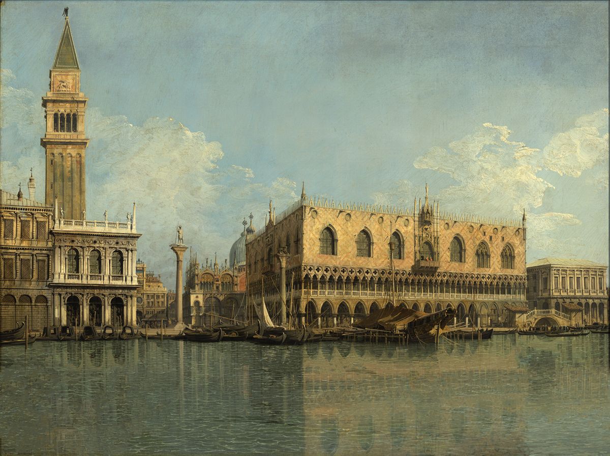 José Manuel Ballester version the View of the Basin of San Marco from the Punta della Dogana 