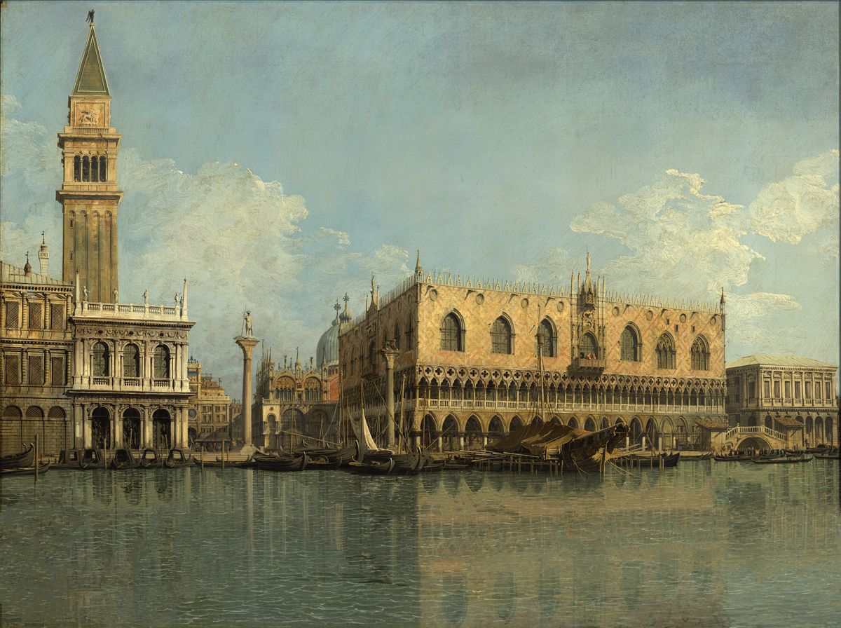 José Manuel Ballester version the View of the Basin of San Marco from the Punta della Dogana