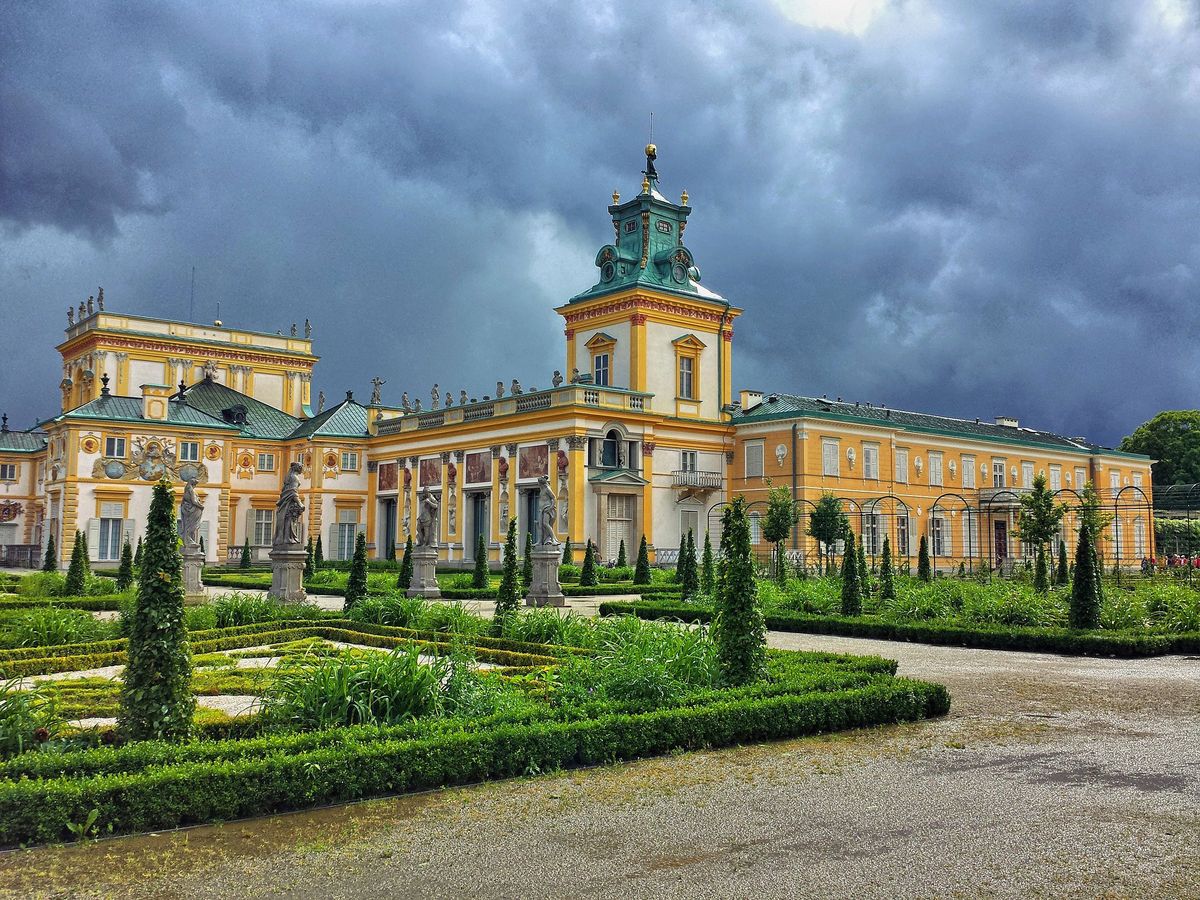 Works previously owned by the Branicki family were recovered by the Polish government and placed in Wilanow Palace, which had been previously seized from the family by the government 