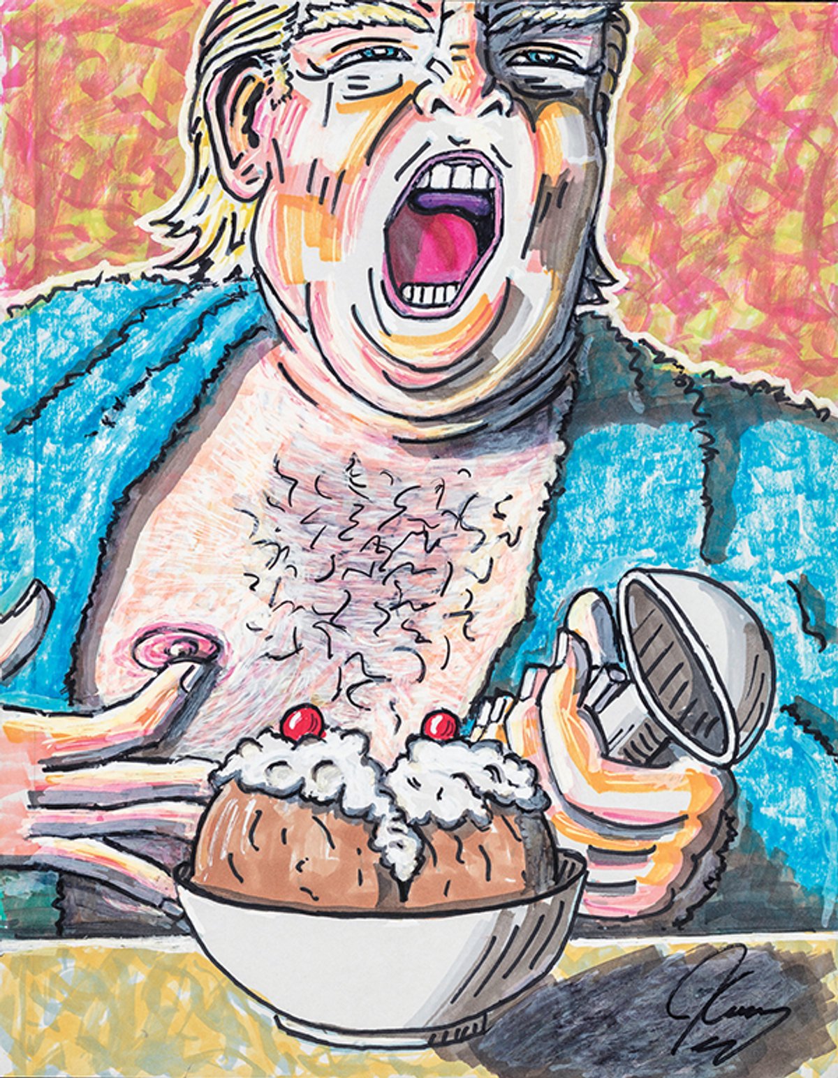Jim Carrey’s I Scream, You Scream, Will We Ever Stop Screaming (2018) Courtesy of Jim Carrey and Maccarone
