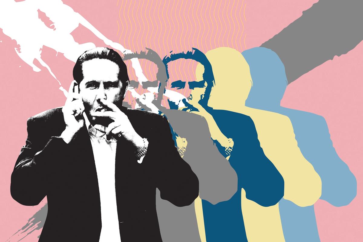 Mr Duplicity: James Stunt lent works by the copyist Tony Tetro in the style of Monet, Picasso and Dalí Illustration: Katherine Hardy