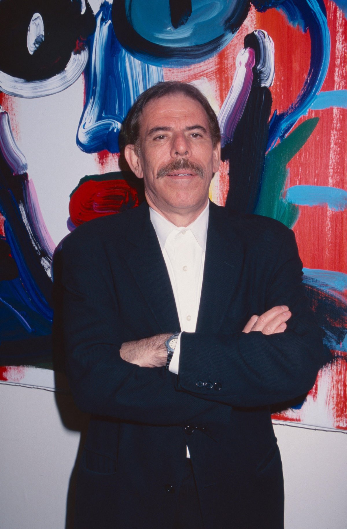 Peter Max at an exhibition opening at Dyansen Gallery in New York in 1999 Photo: Henry McGee/MediaPunch