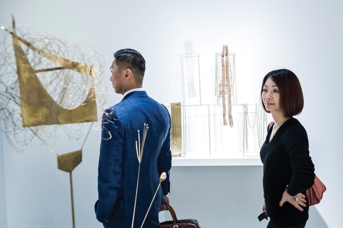 Fausto Melotti on show with Mazzoleni gallery at Art Basel in Hong Kong in 2018 © Art Basel