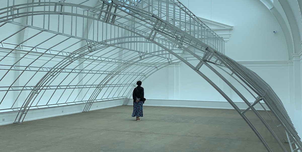 Ayse Erkmen's three of four (2019) at the Leeds Art Gallery Gareth Harris