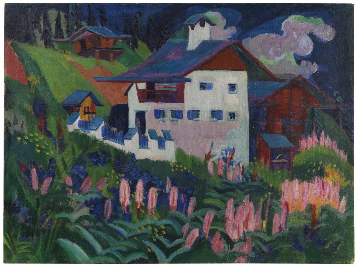 Ernst Ludwig Kirchner's Our House, sold for €1.7m Courtesy of Ketterer Kunst