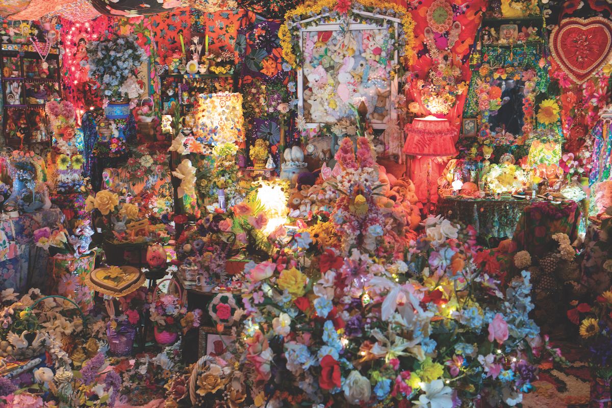 Portia Munson’s The Garden (1996) is appearing at P.P.O.W. gallery in  the Meridians section Photo: David Owens