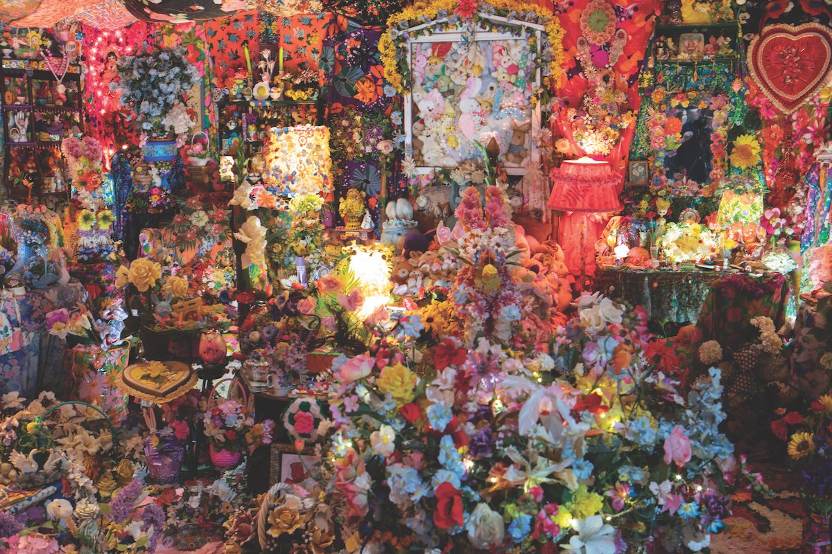 Portia Munson’s The Garden (1996) is appearing at P.P.O.W. gallery in the Meridians section Photo: David Owens