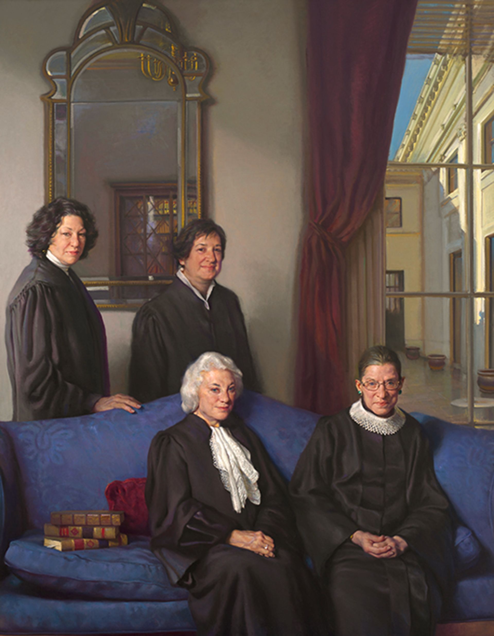 Nelson Shanks, The Four Justices (2012) National Portrait Gallery, Smithsonian Institution; Gift of Ian M. and Annette P. Cumming