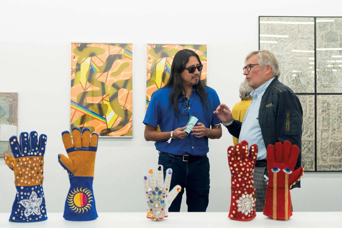 Lima gallery Livia Benavides’s stand at Material Fair 2025 featured sculptures by Fátima Rodrigo Courtesy Feria Material; photo: Alum Galvez