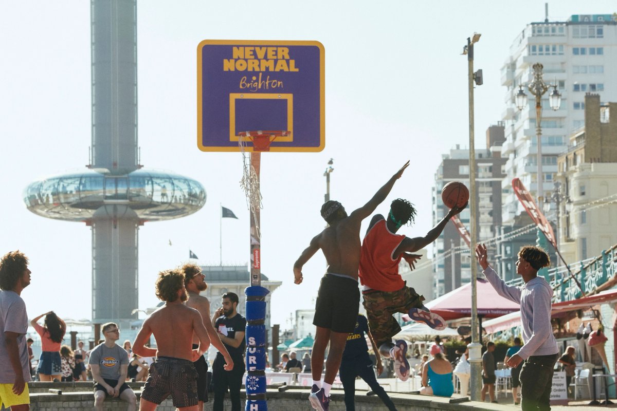 Ready to Drop, produced by Artichoke at Brighton Basketball Court Photo: Matthew Andrews