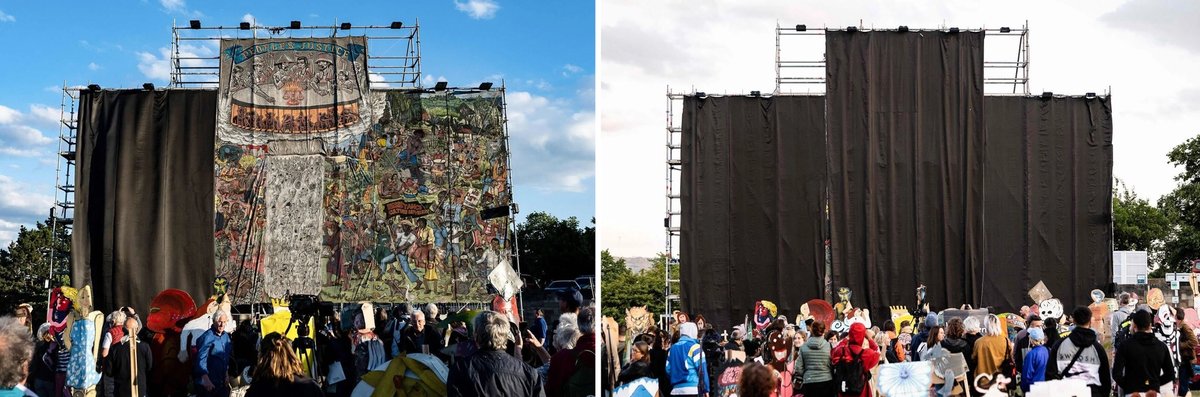 Taring Padi's People’s Justice (2002) Photo: Terry McGrath