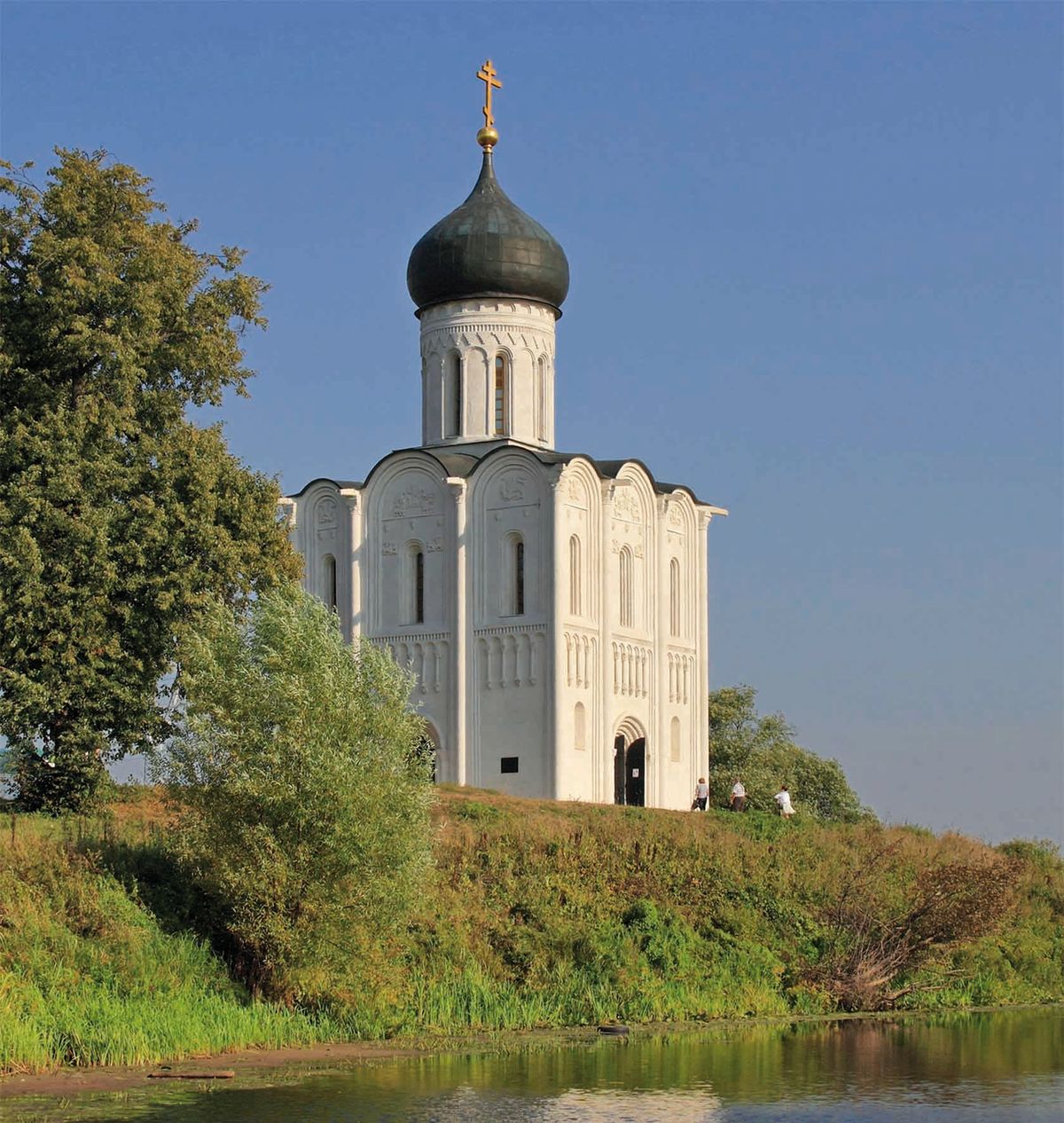 The 12th-century Church of the Intercession on the Nerl, Russia