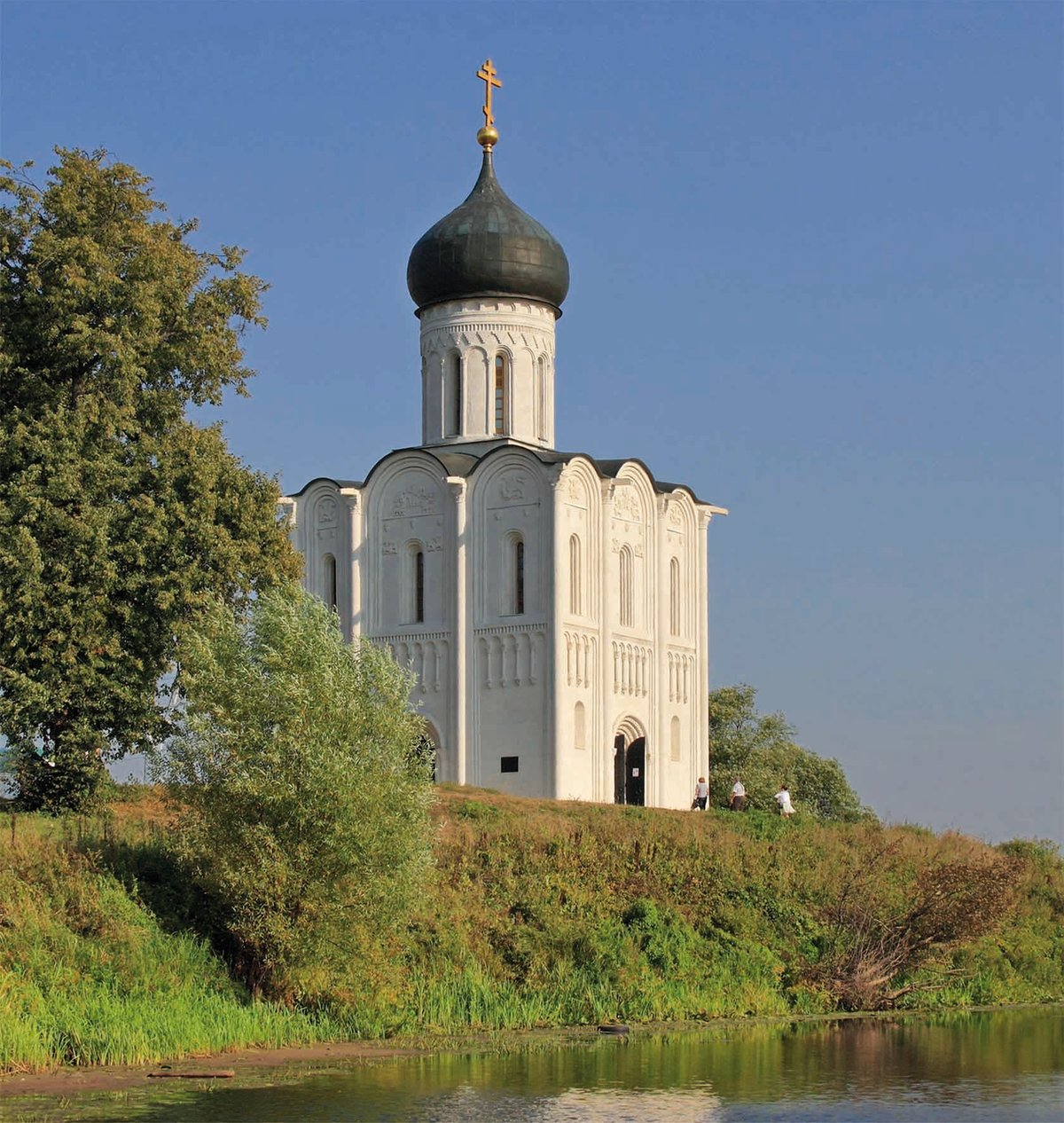 The 12th-century Church of the Intercession on the Nerl, Russia