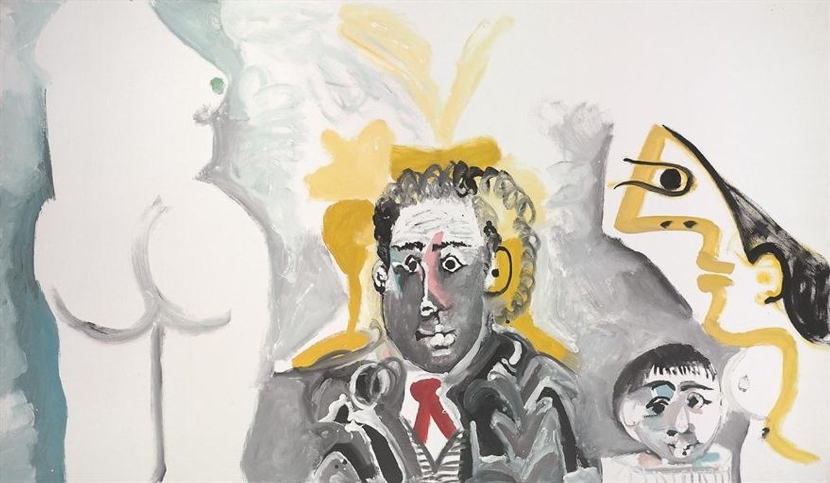 Pablo Picasso's Personnages (1965) Courtesy of Artnet Auctions