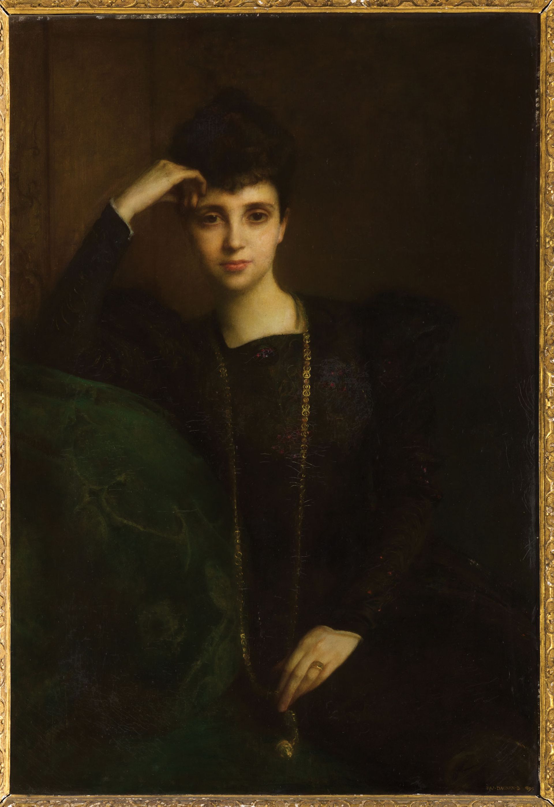 Eyes that see: portrait of Martine de Béhague, by Pascal Dagnan-Bouveret, 1899 Photographic copy by André Morin