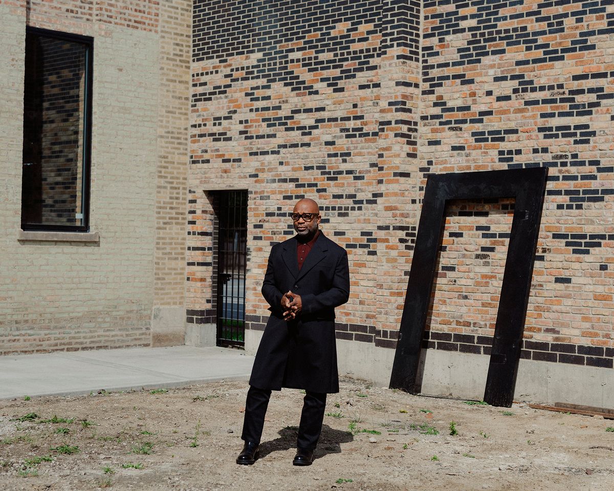 Theaster Gates at his Studio in Chicago, Illinois
Photo: Lyndon French