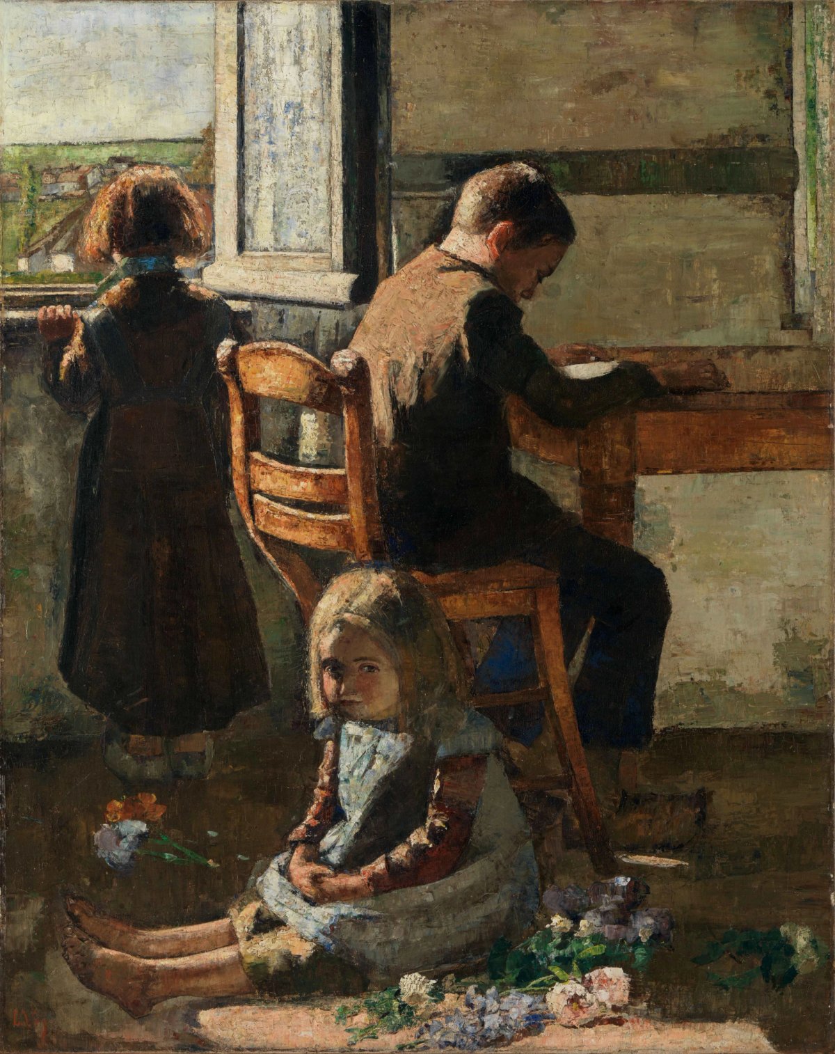 Lesser Ury, Interior with Children (the Siblings) (1883)
Bayerische Staatsgemäldesammlungen, Sibylle Forster