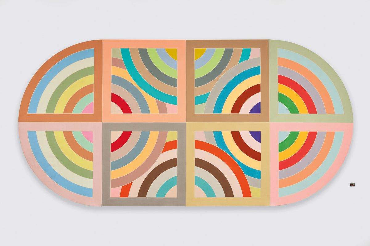 Frank Stella, Hiraqla Variation II (1968) © 2017 Frank Stella / Artists Rights Society (ARS), New York, Photo Credit: Jason Wyche