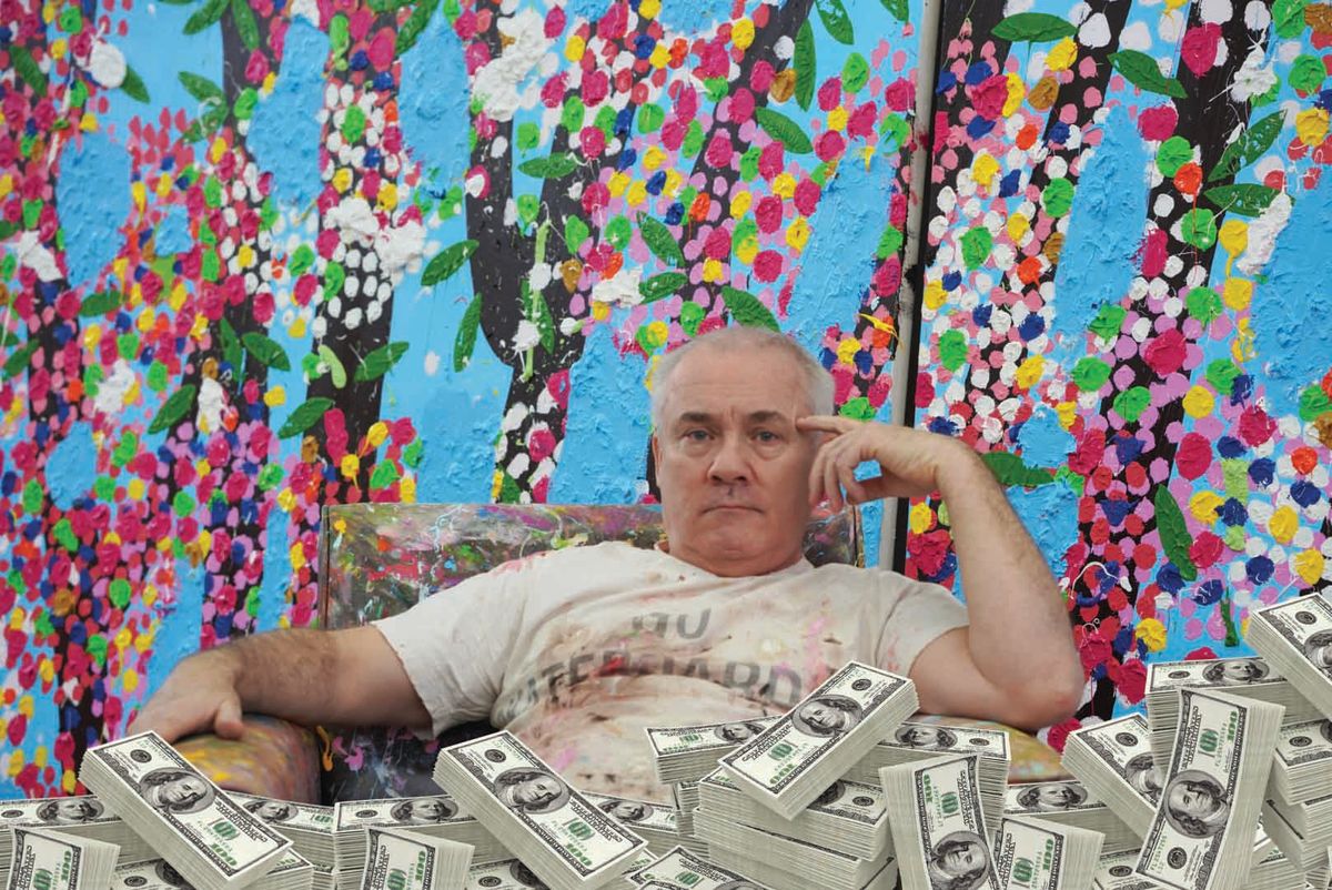Damien Hirst will be the first artist on the new Palm NFT platform © Prudence Cumming/The Art Newspaper