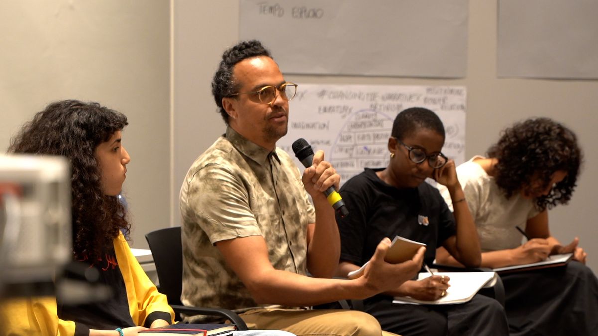 A Black Arts Movement School Modality session in Milan Photo: Susanna Yu Bai / Courtesy of the Black Arts Movement School Modality