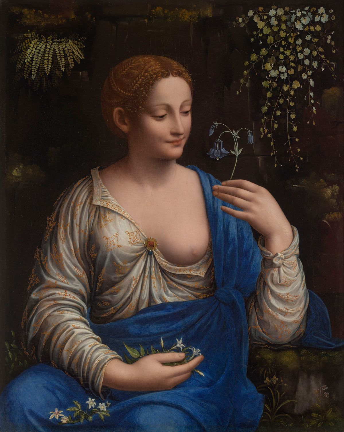 Francesco Melzi, Flora (about 1520) © The State Hermitage Museum, St. Petersburg, 2019. Photo: Vladimir Terebenin