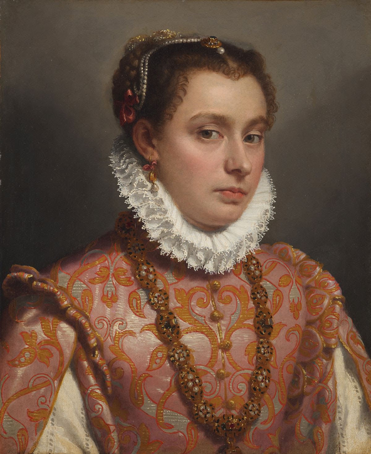 Giovanni Battista Moroni's Portrait of a Woman (around 1575) The Frick Collection, Gift from the Assadour O. Tavitian Trust, 2022; photo: Joseph Coscia Jr.