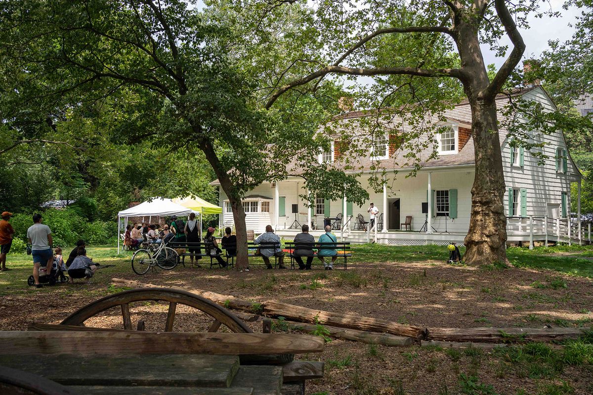 The “Rise in Spirit: Emancipation Celebration” event at Brooklyn’s Lefferts Historic House last year © Obed Obwoge