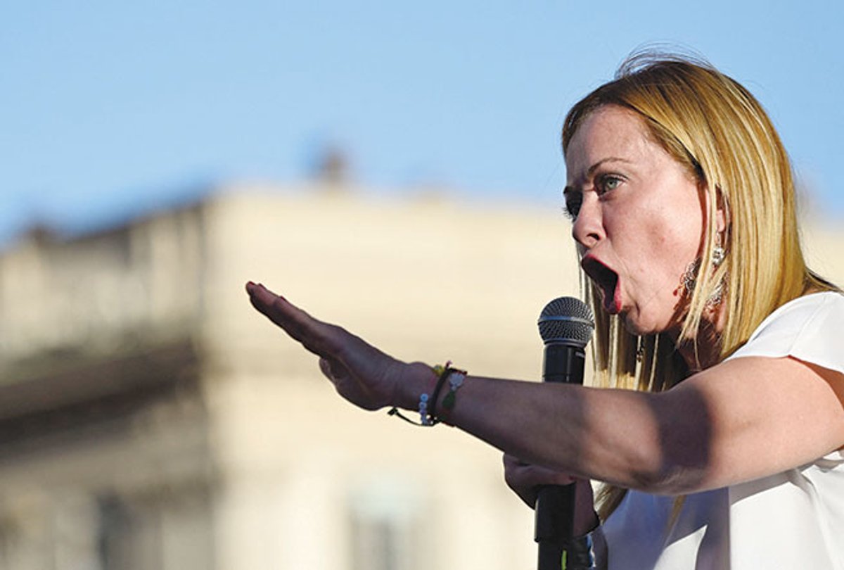 Italy’s next prime minister? Giorgia Meloni, leader of the Brothers of Italy party, wants to combat “cancel culture” © Reuters/Alamy Stock Photo