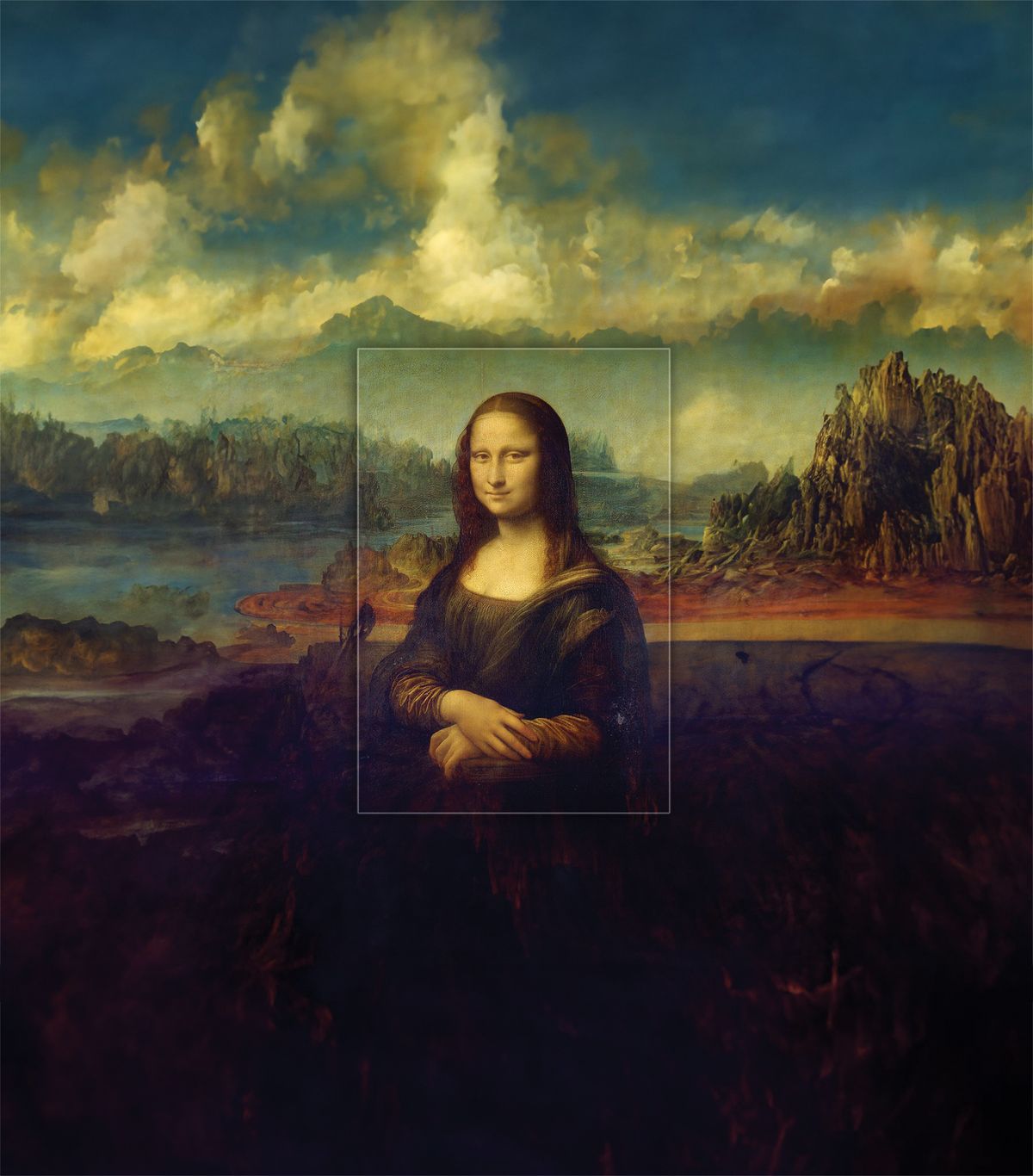 “No sane person” has ever wondered what the rest of Leonardo da Vinci’s Mona Lisa masterpiece might have looked like, complained one Twitter user in response to Kody Young’s AI-generated work, which extended the painting’s background Kody Young/Your AI Interpreter