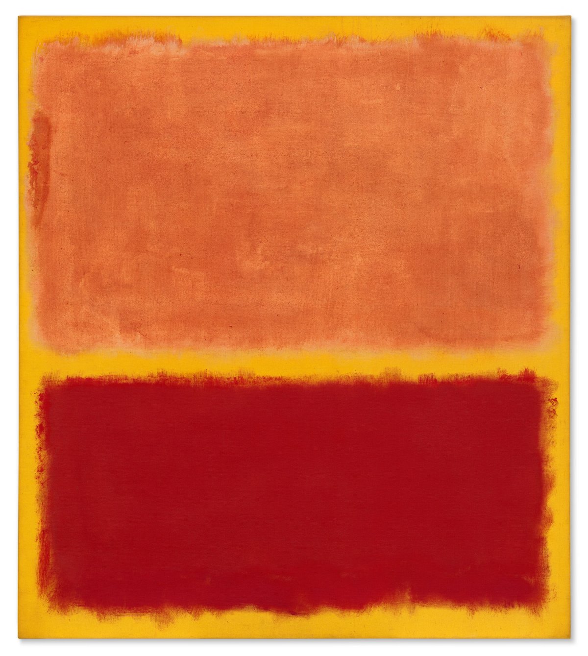 Mark Rothko’s No. 31 (Yellow Stripe) (1958) Courtesy Christie’s