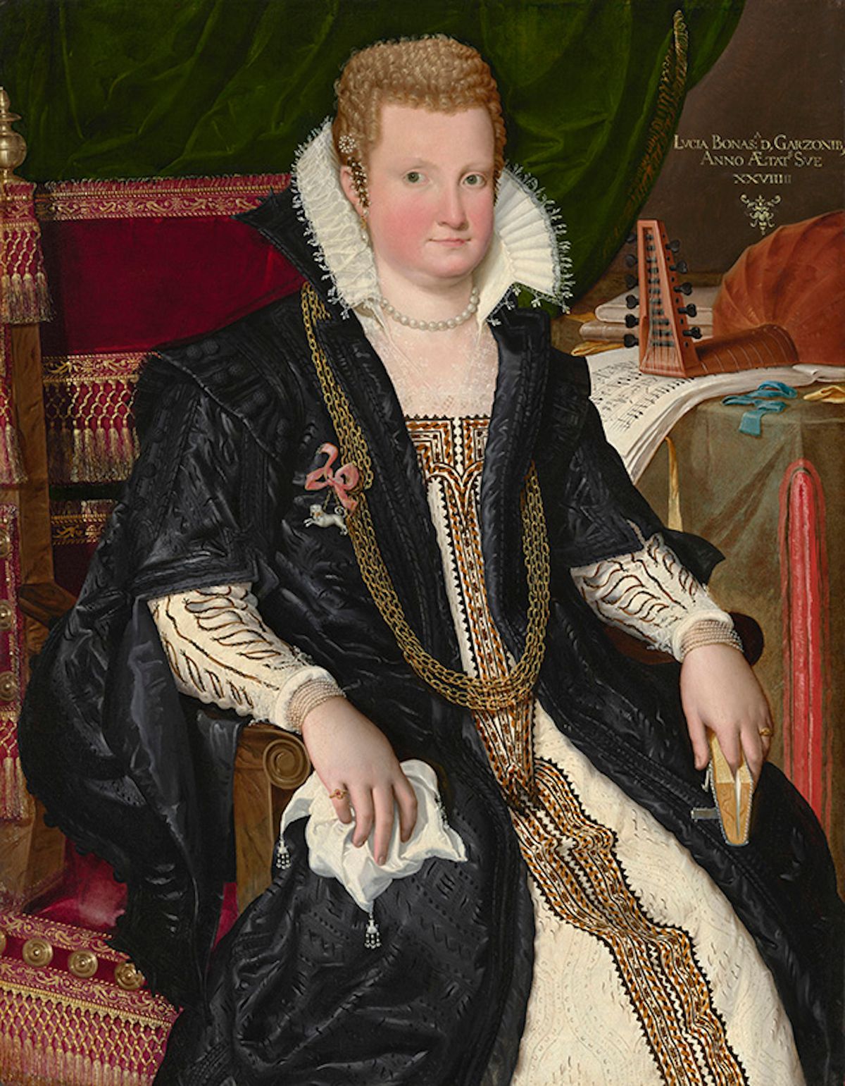 Lavinia Fontana, Portrait of Lucia Bonasoni Garzoni, around 1590 National Gallery of Art, Washington