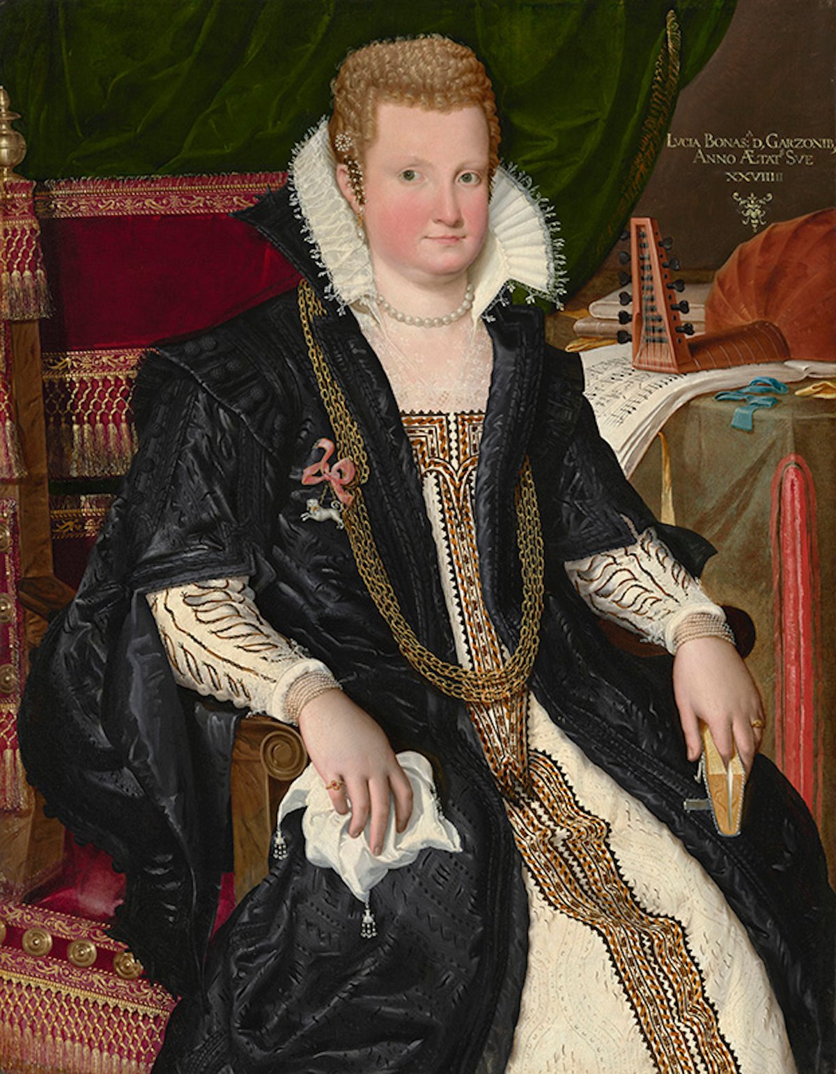 Lavinia Fontana, Portrait of Lucia Bonasoni Garzoni, around 1590 National Gallery of Art, Washington
