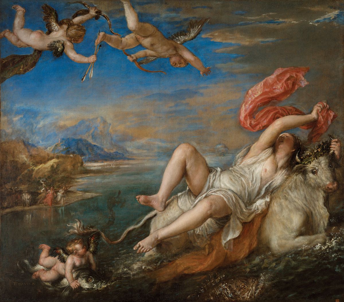 Titian's The Rape of Europa (1560-62) © Isabella Stewart Gardner Museum