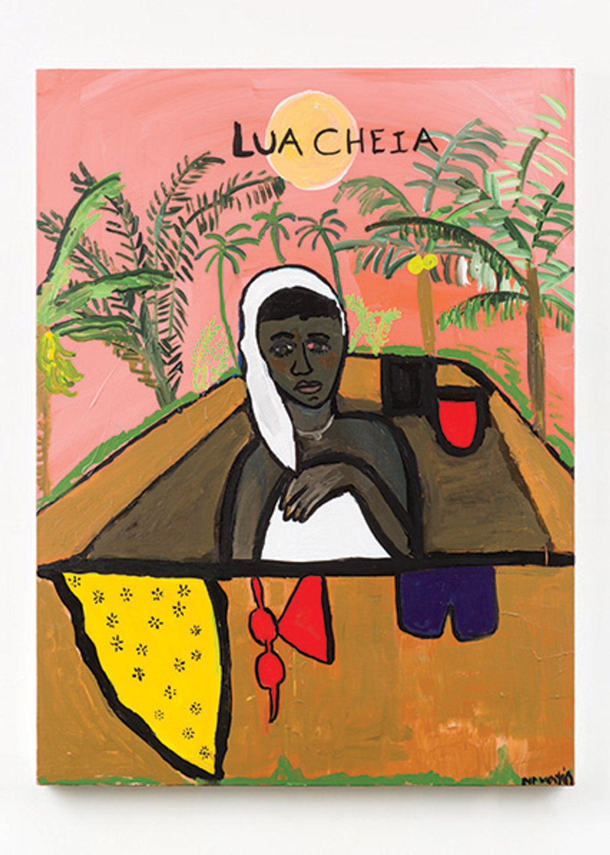 Cassi Namoda’s Moon Bather (2019) Photo: Ian Byers-Gamber, courtesy of the Artist and François Ghebaly