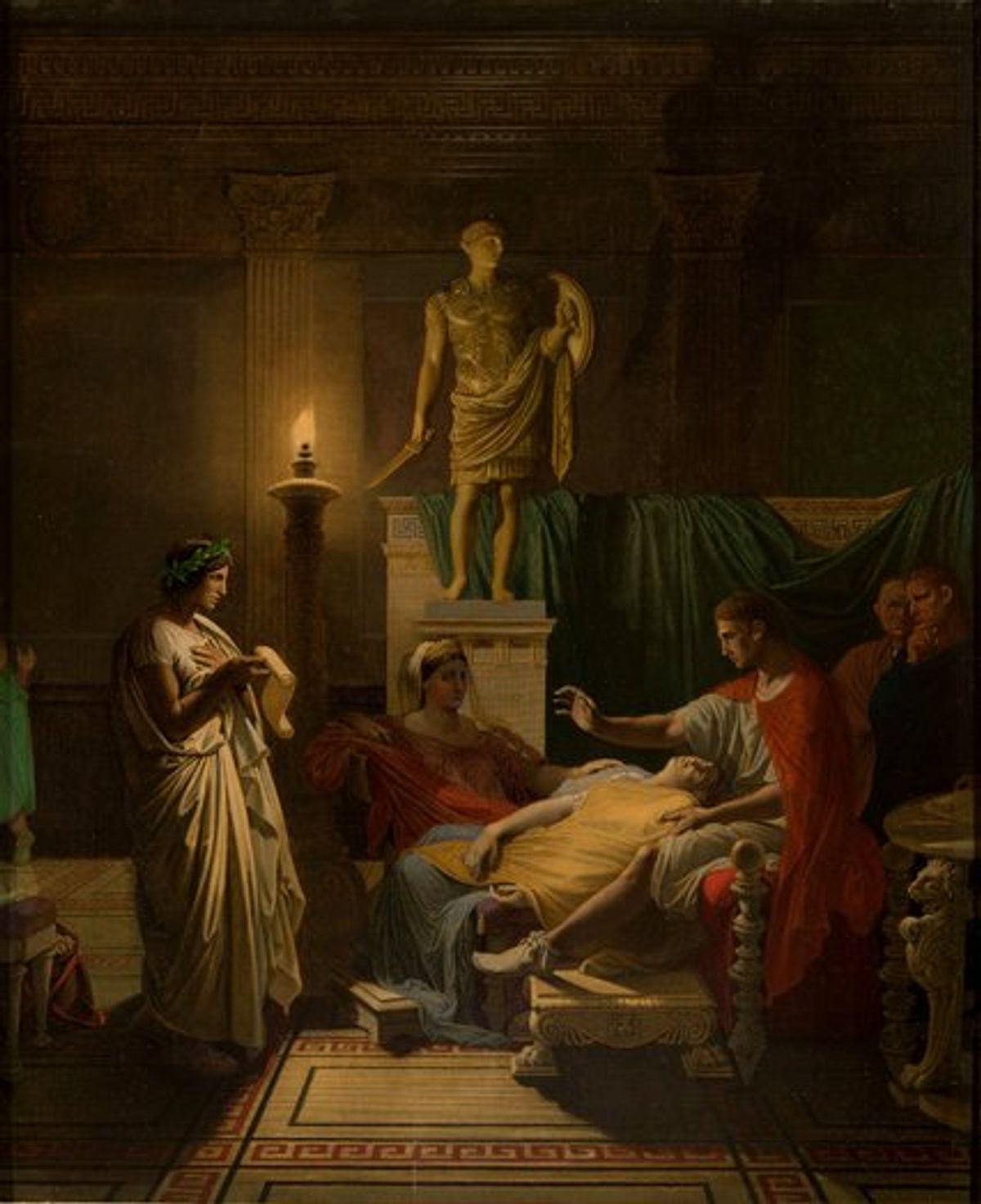 Deaccessioned: Virgil Reading the Aeneid Before Augustus (1865) by Jean-Auguste-Dominique Ingres Courtesy La Salle University Art Museum,