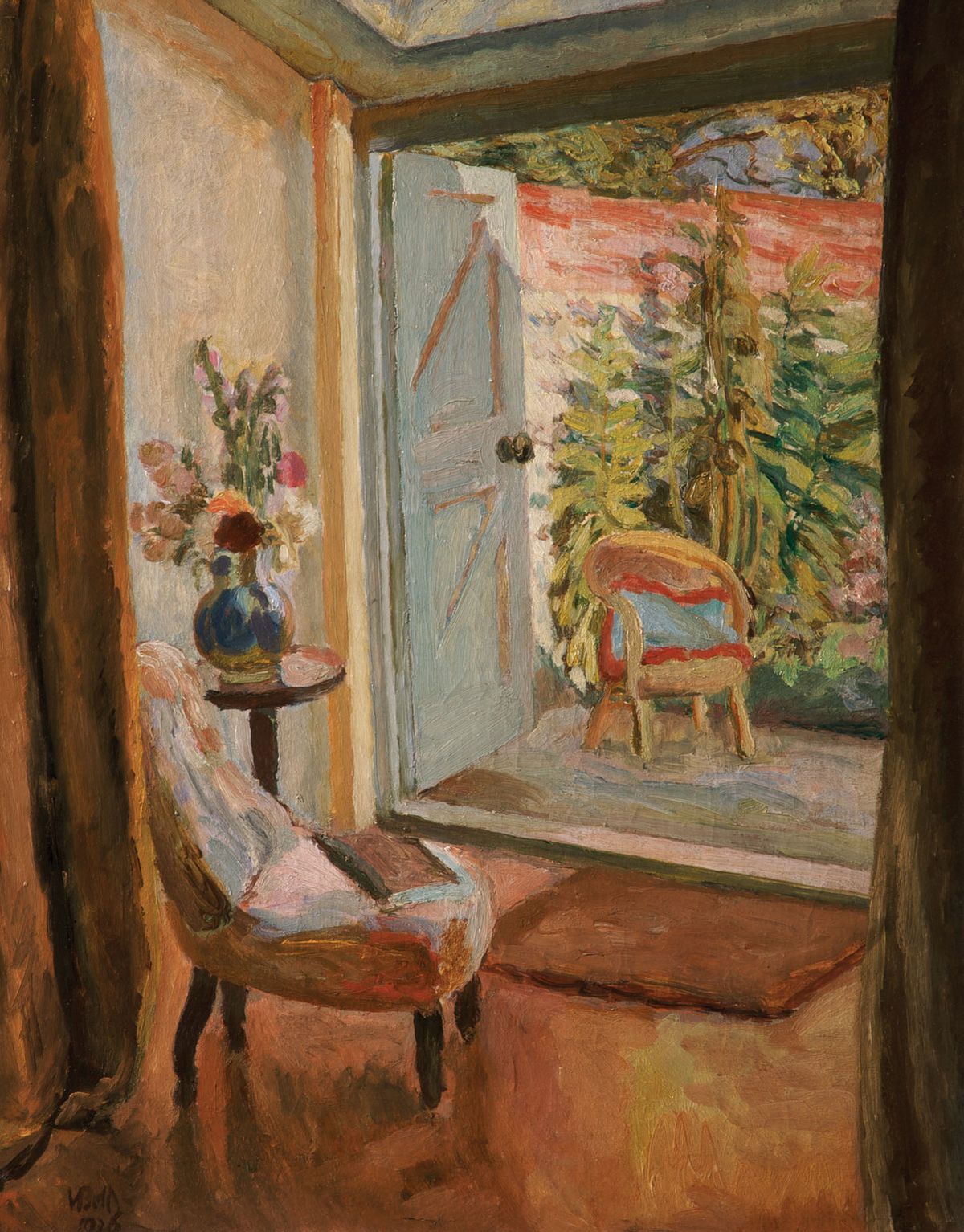 Vanessa Bell's View into a Garden (1926) © Bolton Museum and Art Gallery / © Estate of Vanessa Bell. All rights reserved; DACS 2023 / Bridgeman Images