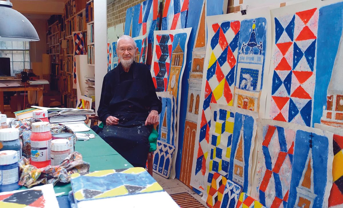 “I could still make you a table now, if you wanted one”: Joe Tilson in his London studio Photo: © Joe Tilson and Cristea Roberts Gallery