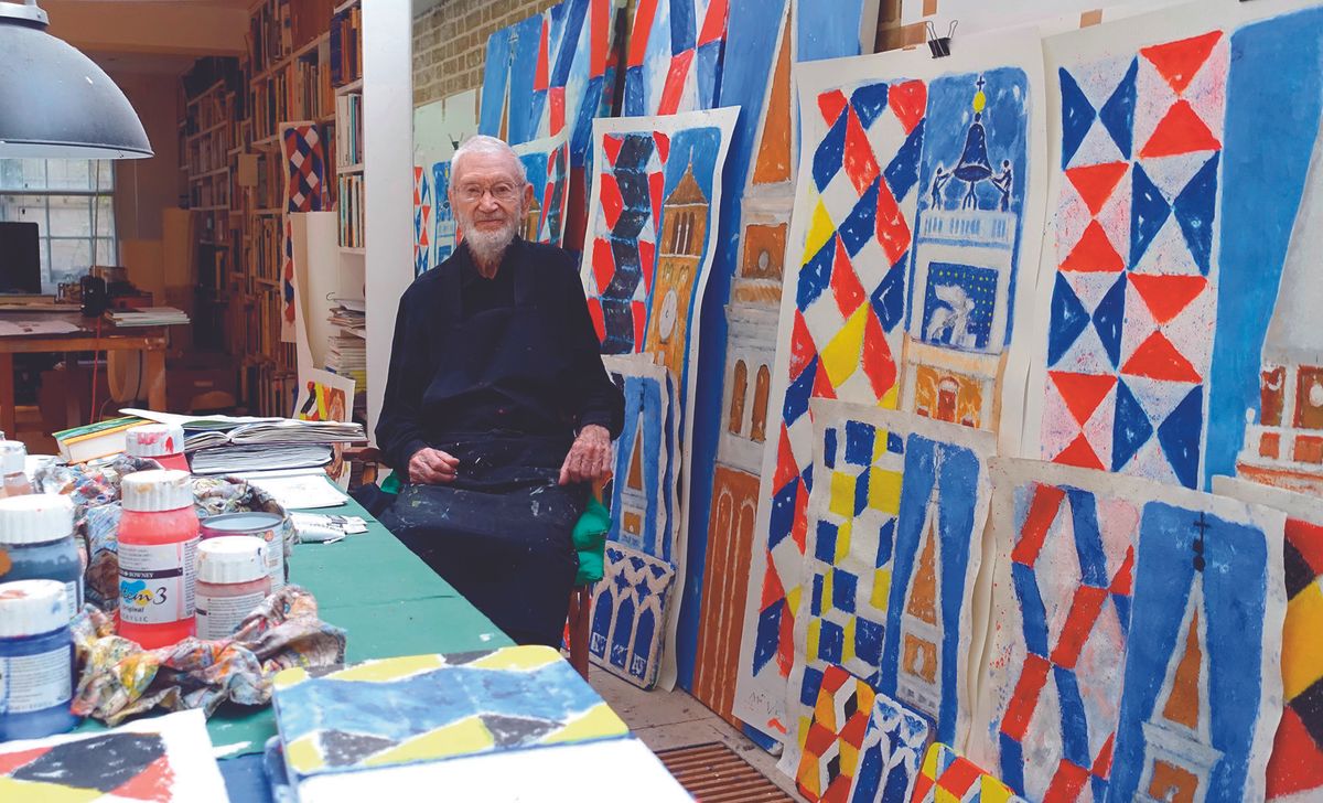 “I could still make you a table now, if you wanted one”: Joe Tilson in his London studio Photo: © Joe Tilson and Cristea Roberts Gallery