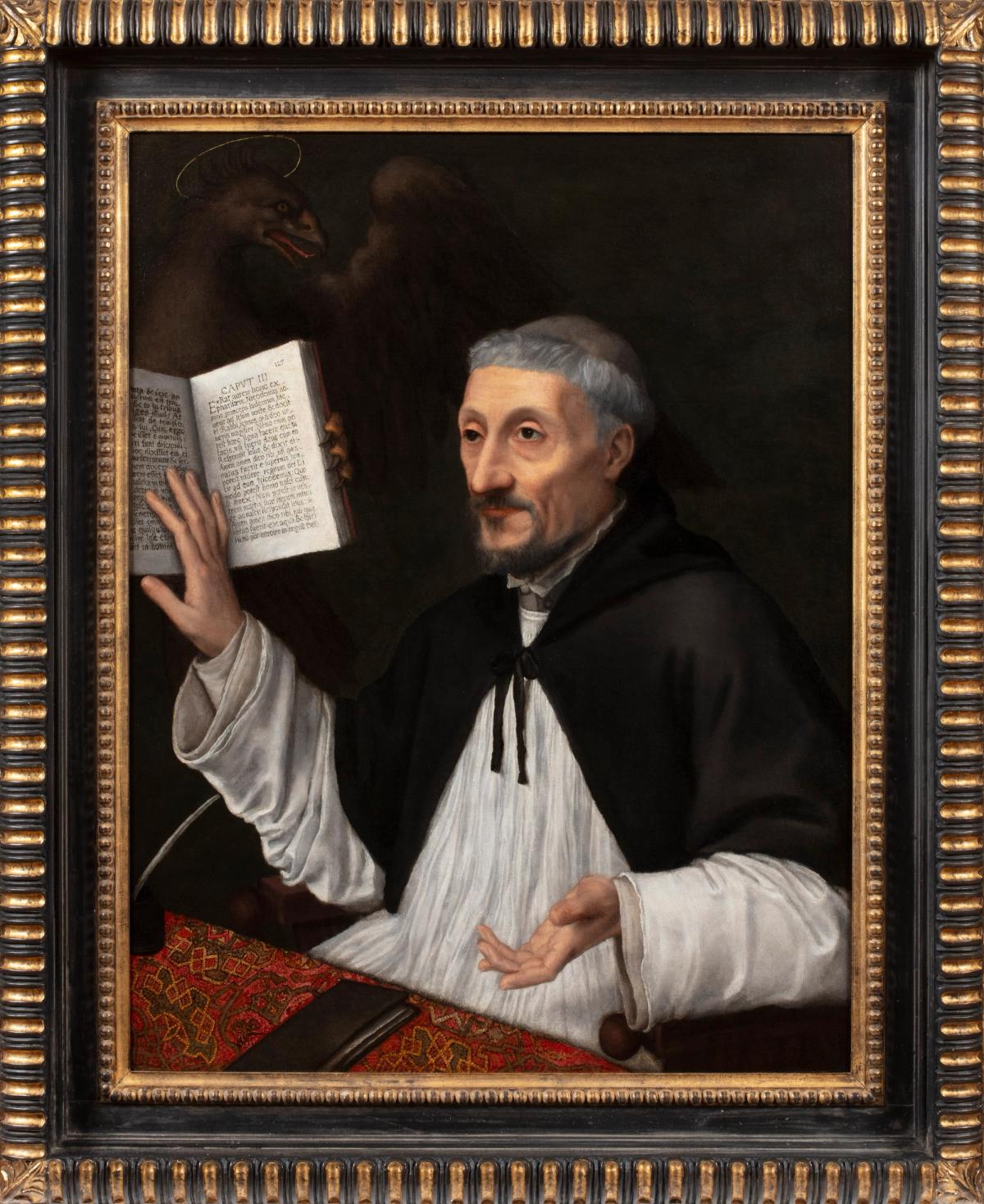 Sofonisba Anguissola’s Portrait of a Canon Regular (1552) Courtesy Robert Simon Fine Art