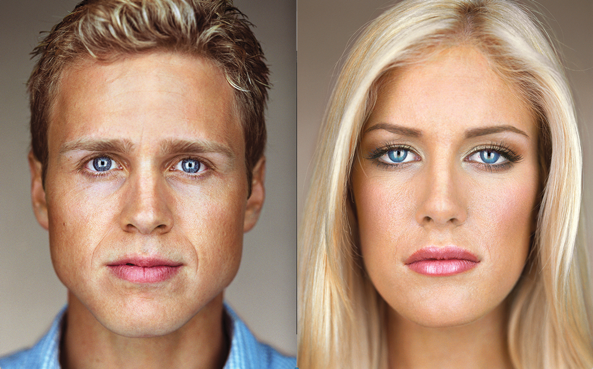 Martin Schoeller’s portraits of Spencer Pratt and Heidi Montag were destroyed by fire © The artist